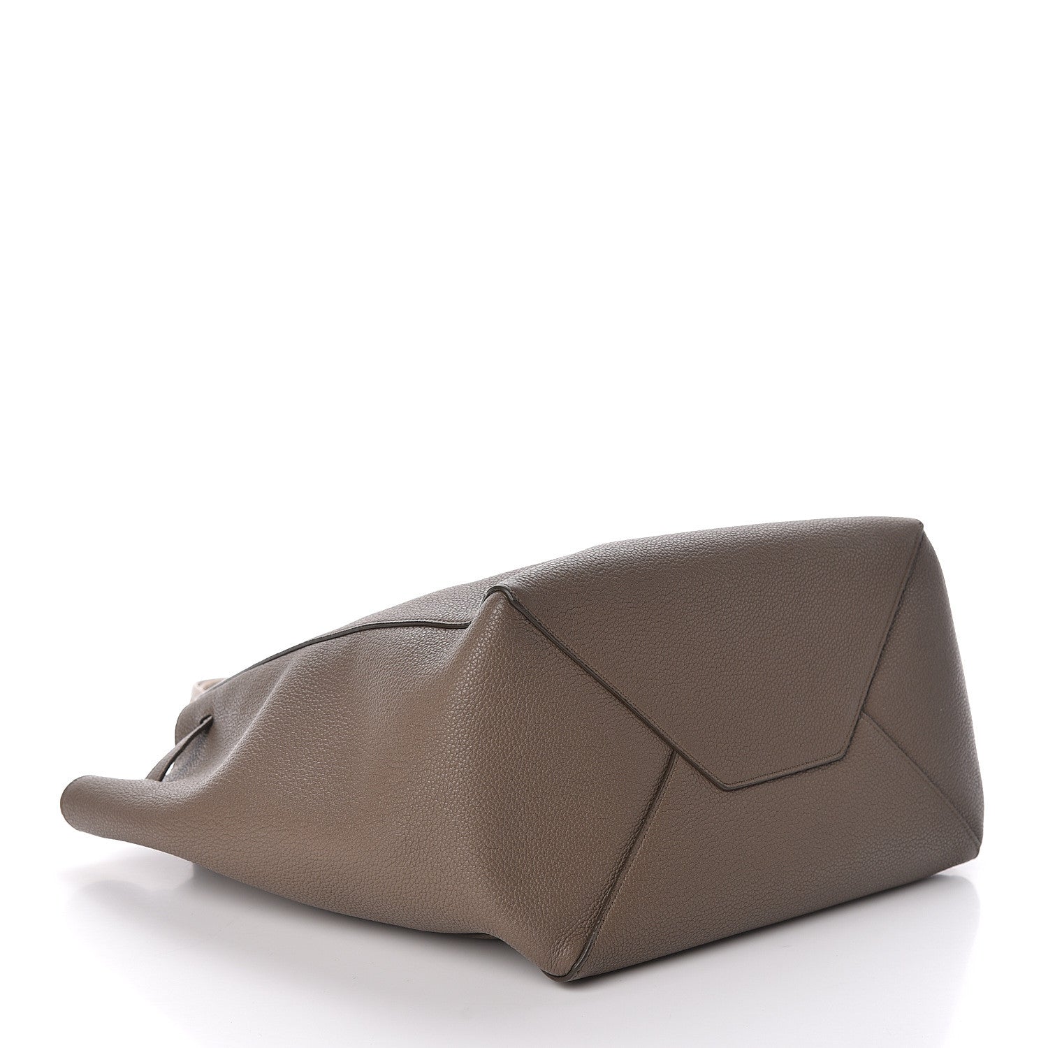 Celine Soft Grained Calfskin Small Belt Cabas Phantom Taupe 4 of 11