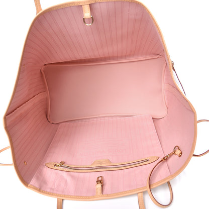 Louis Vuitton Damier Azur Neo Neverfull GM Rose Ballerine 6 of 10