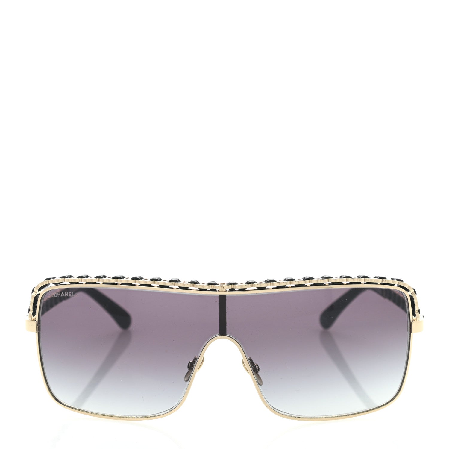 Chanel Metal Shield Sunglasses 71368 Grey 2 of 8