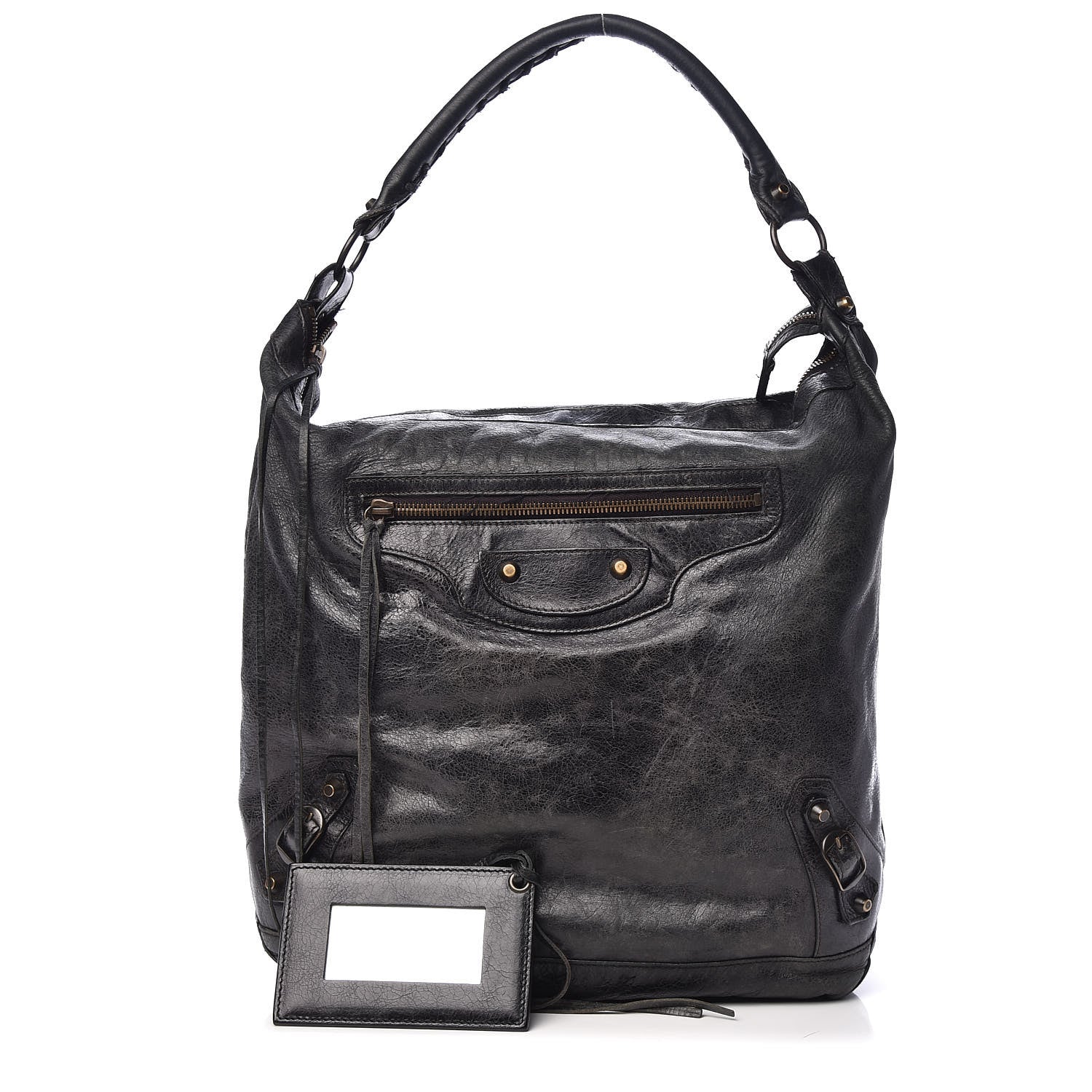 Balenciaga Agneau Classic Hardware Day Hobo Black 1 of 14