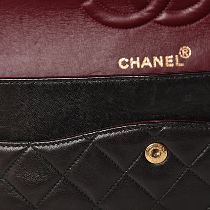 Chanel Lambskin Quilted Medium Double Flap Black 11 of 18