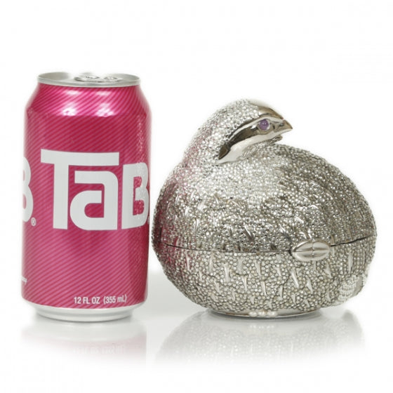 Judith Leiber Swarovski Crystal Grouse Partridge Minaudiere Clutch 2 of 12