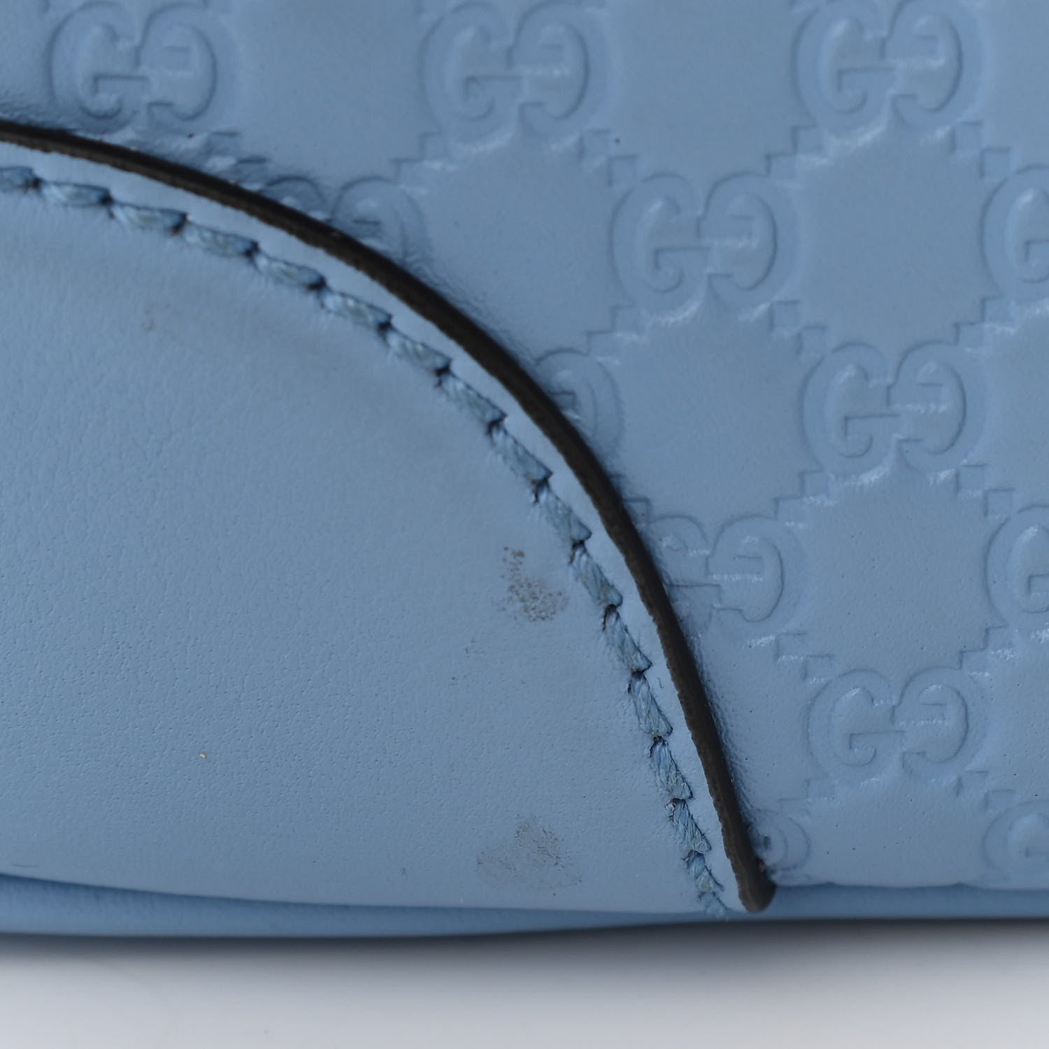 Gucci Microguccissima Mini Bree Messenger Bag Mineral Blue 13 of 14