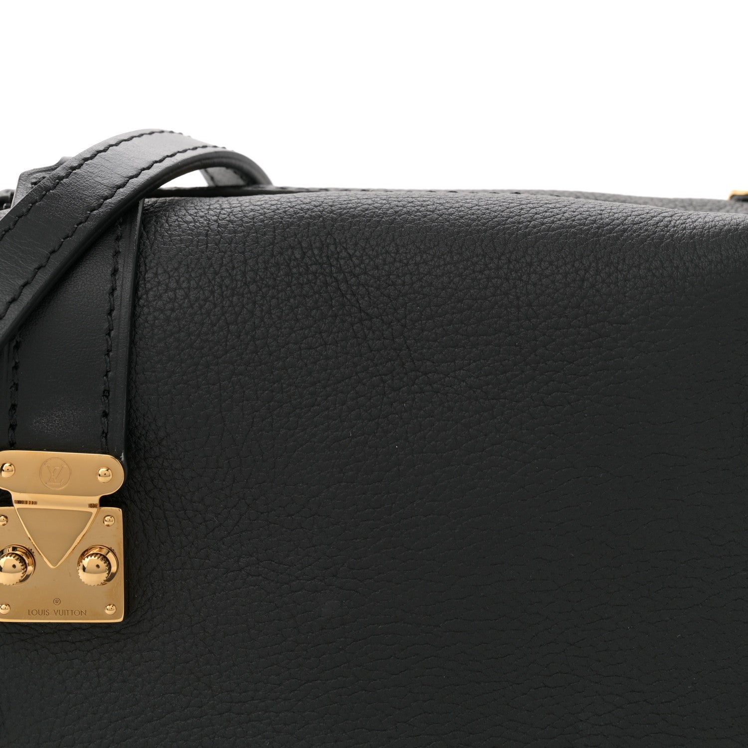 Louis Vuitton Grained Calfskin Side Trunk PM Black 7 of 9