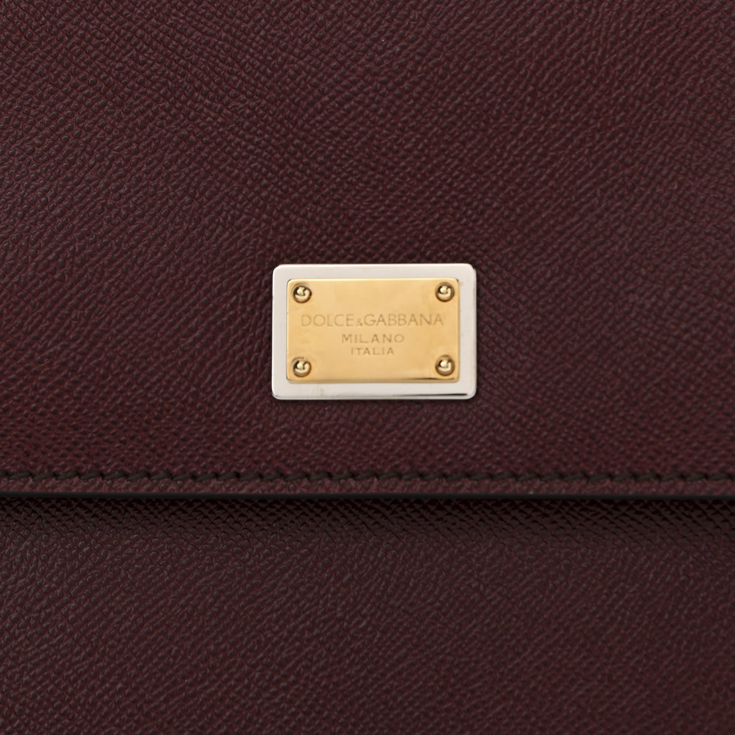 Dolce & Gabbana Dauphine Large Miss Sicily Satchel Burgundy 7 of 12