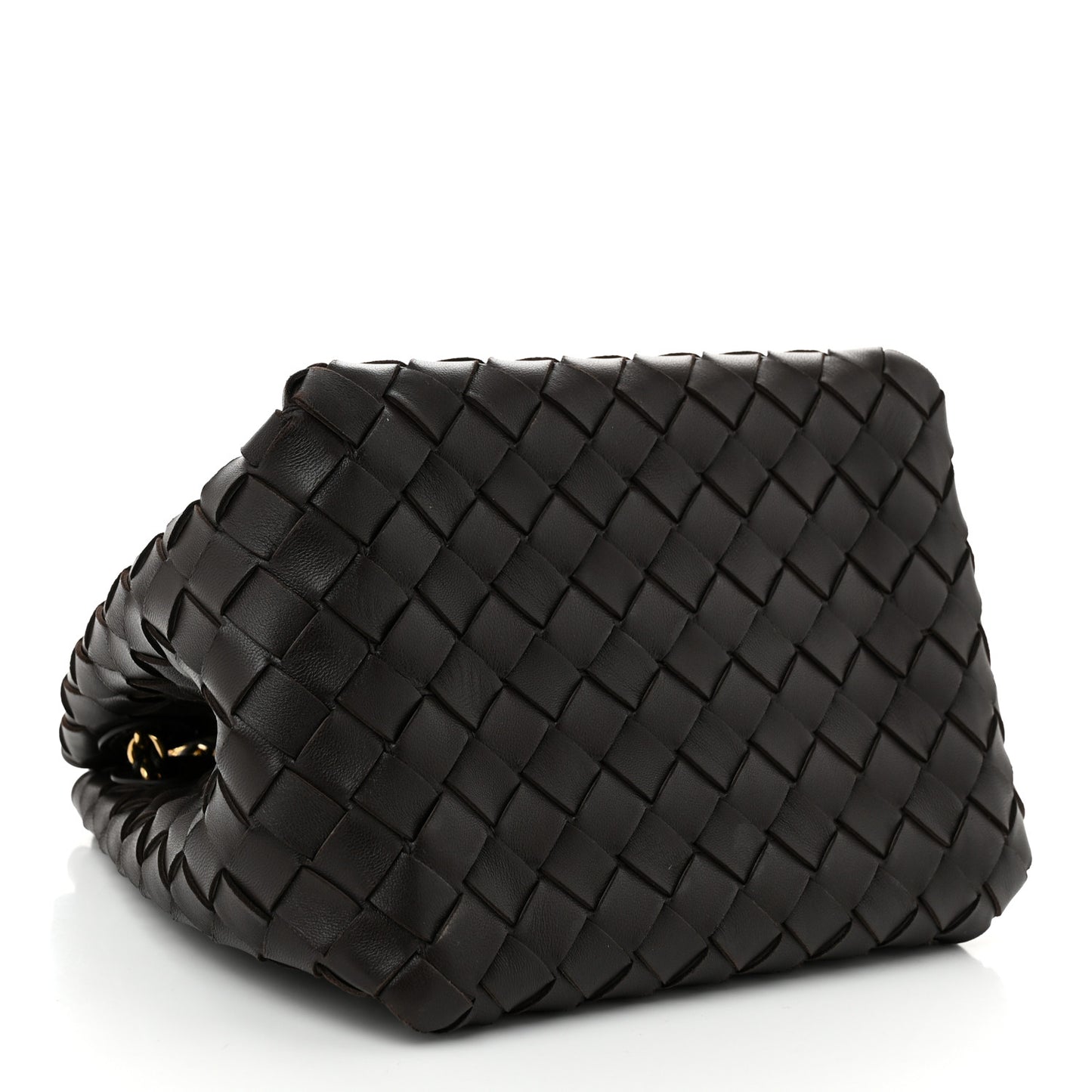 Nappa Intrecciato Small Parachute Chain Shoulder Bag Fondant