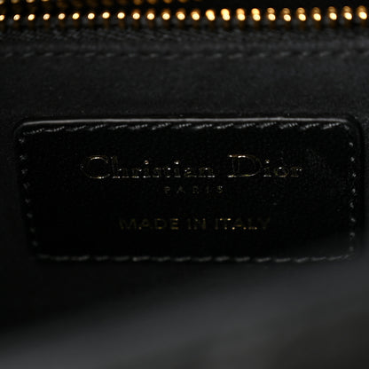 Christian Dior Lambskin Cannage Medium Lady Dior Black 6 of 10