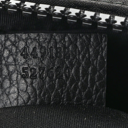 Gucci Nylon Monogram Fanny Pack Belt Bag Black 7 of 11