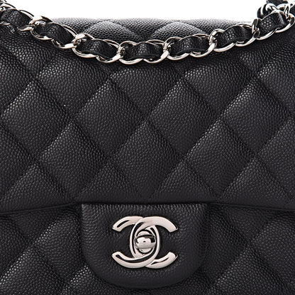 Chanel Caviar Quilted Mini Square Flap Black 10 of 10