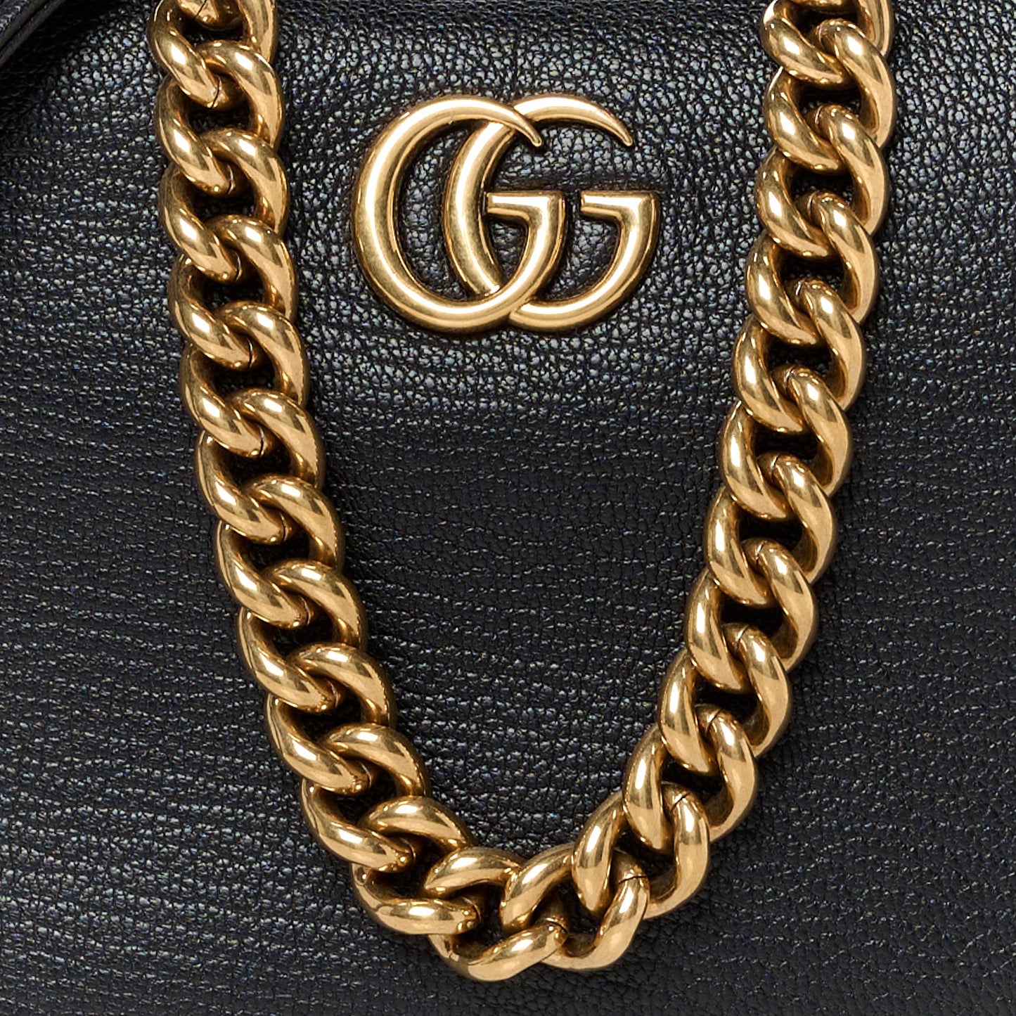 Goatskin Small Aphrodite Shoulder Bag Black