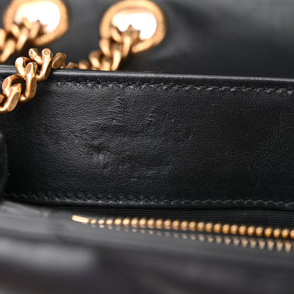 Saint Laurent Calfskin Y Quilted Monogram Medium Loulou Chain Satchel Black 11 of 11