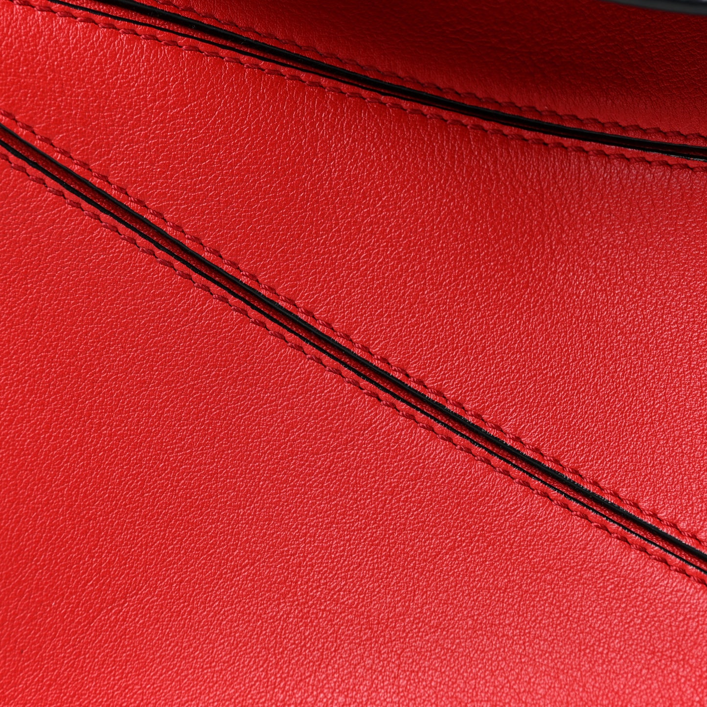 Calfskin Small Puzzle Bag Scarlet