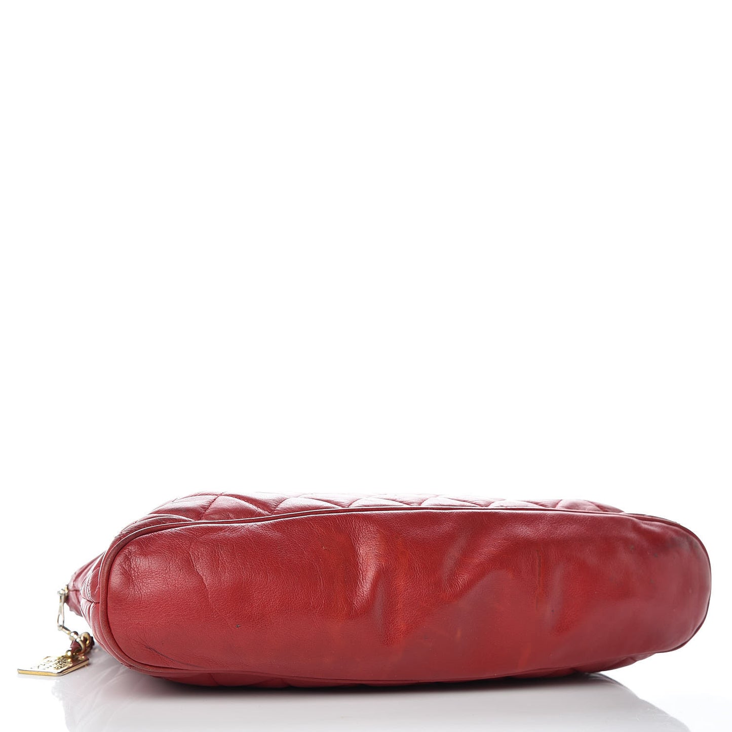 Lambskin Quilted Shoulder Bag Red