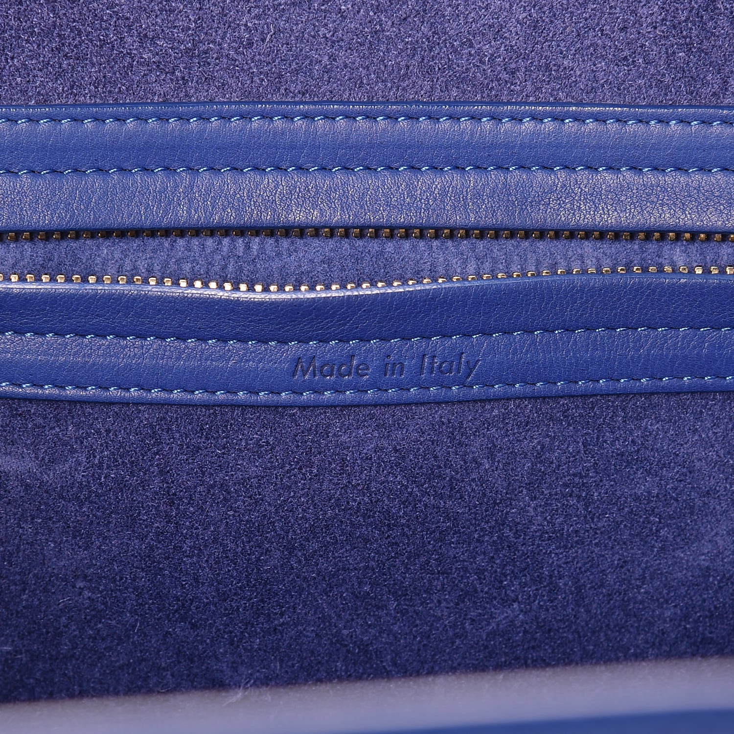 Celine Supple Calfskin Medium Phantom Luggage Indigo 7 of 17