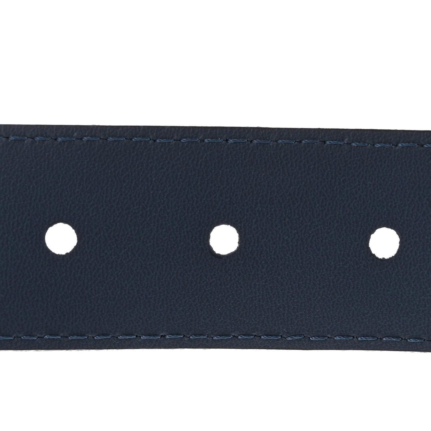 Louis Vuitton Taurillon 35mm Pont Neuf Belt 95 38 Blue 7 of 7