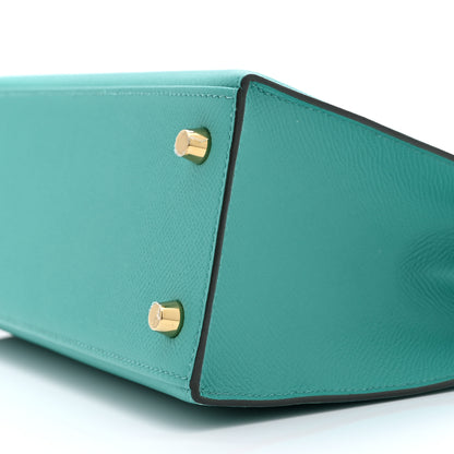 Hermes Epsom Kelly Sellier 25 Vert Verone 10 of 10