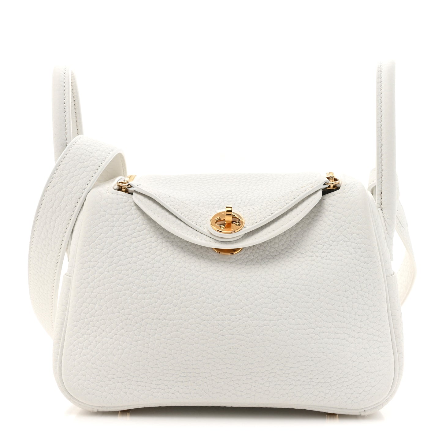 Taurillon Clemence Mini Lindy 20 New White