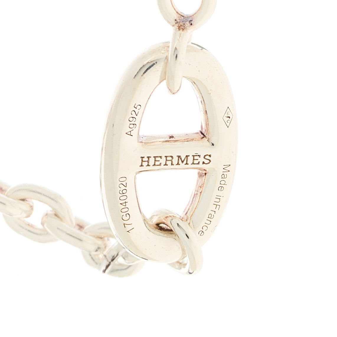 Hermes Sterling Silver Farandole Necklace 120 5 of 6