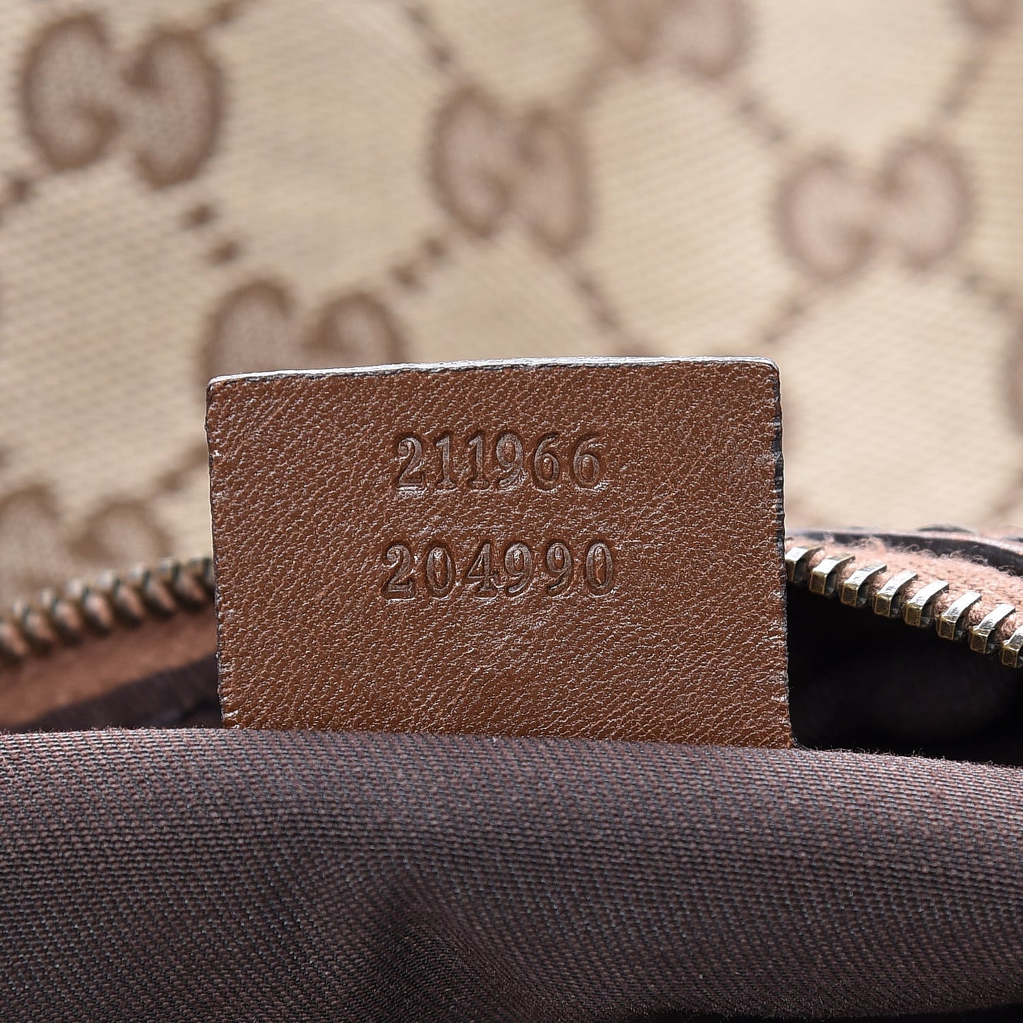 Monogram Medium Jockey Hobo Brown