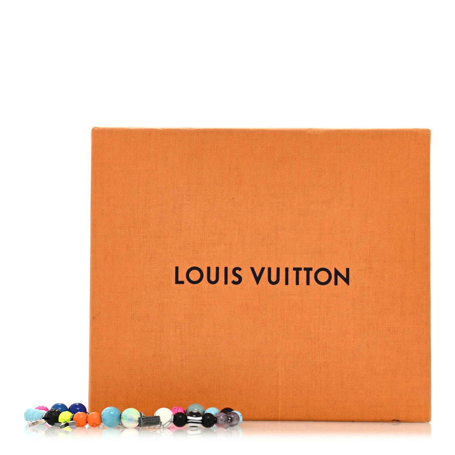 Louis Vuitton Metal Resin Opal LV Beads Bracelet Multicolor 6 of 6