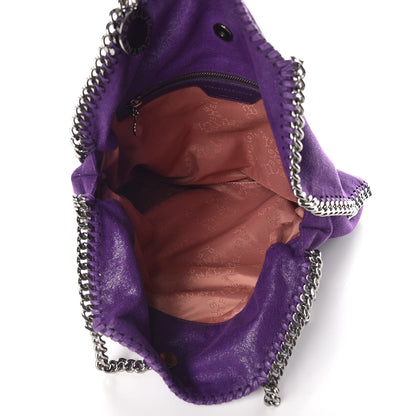 Stella McCartney Shaggy Deer Small Falabella Fold Over Tote Bright Purple 6 of 10