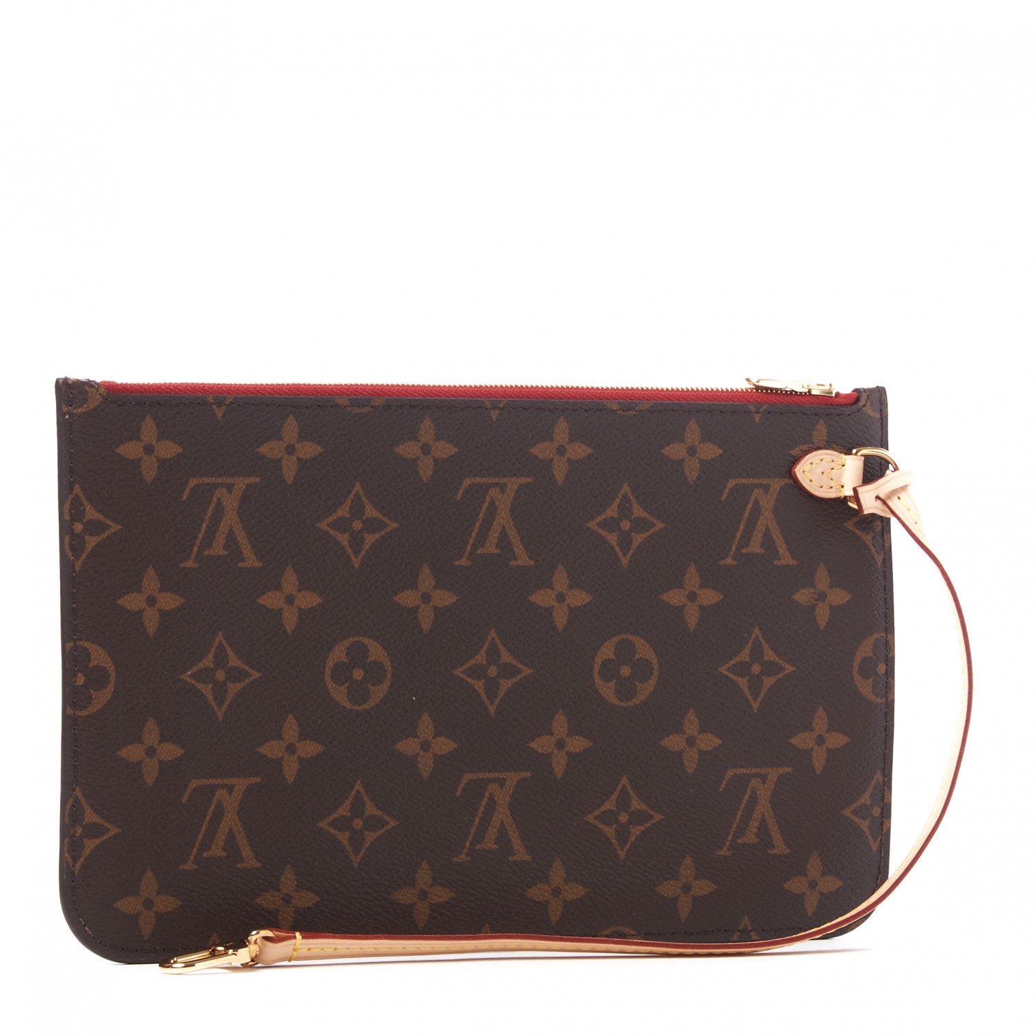 Louis Vuitton Monogram Neverfull MM GM Pochette Cherry 2 of 8