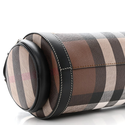 Burberry E-canvas Check Sound Crossbody Dark Birch Brown 8 of 11