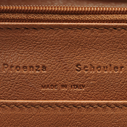 Proenza Schouler Lambskin PS1 Large Chain Wallet Saddle 6 of 6