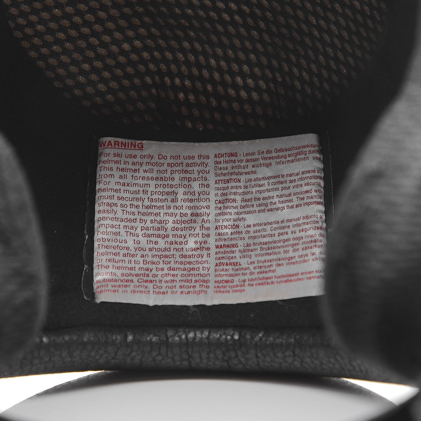 Metallic Ski Helmet Grey