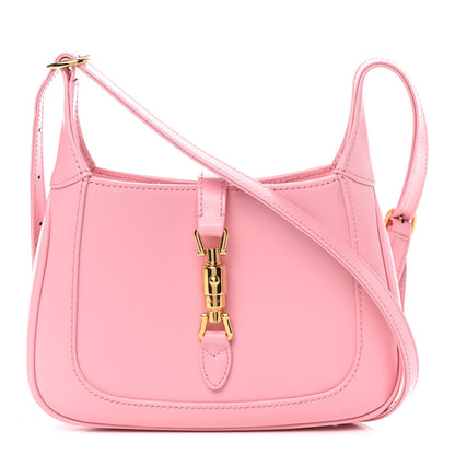Gucci Boarded Dyana Lux Calfskin Mini Jackie 1961 Hobo Wild Rose 1 of 8