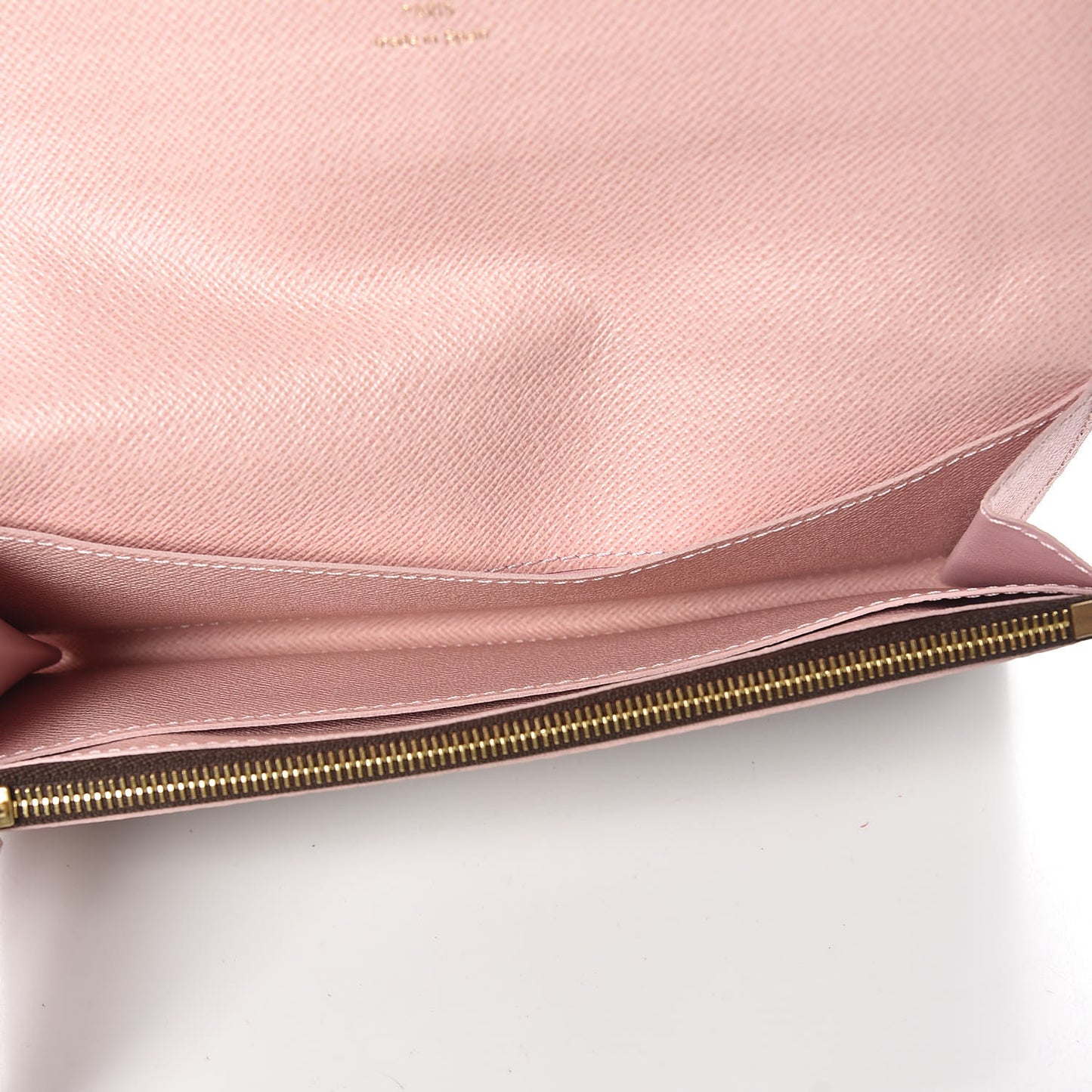 Damier Ebene Caissa Wallet Rose Ballerine