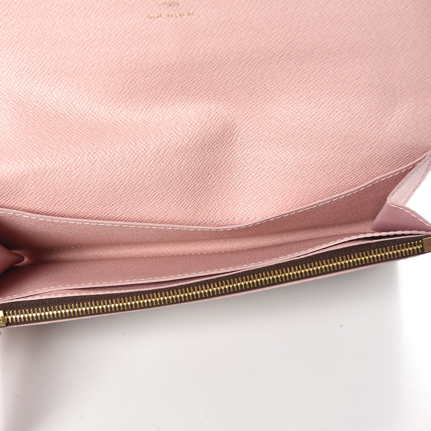 Louis Vuitton Damier Ebene Caissa Wallet Rose Ballerine 6 of 7