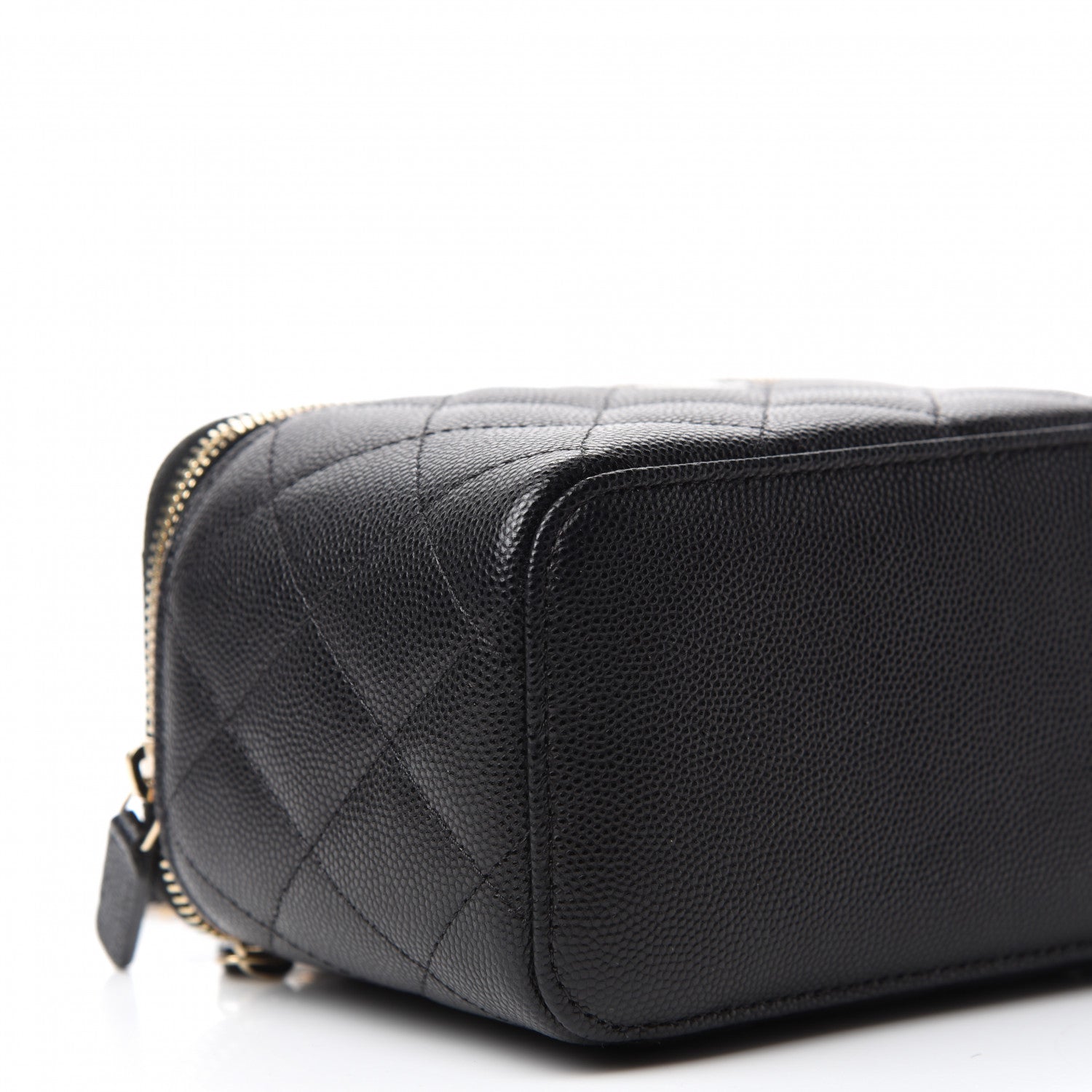 Chanel Caviar Quilted Small Vanity Case With Chain Black 6 of 11