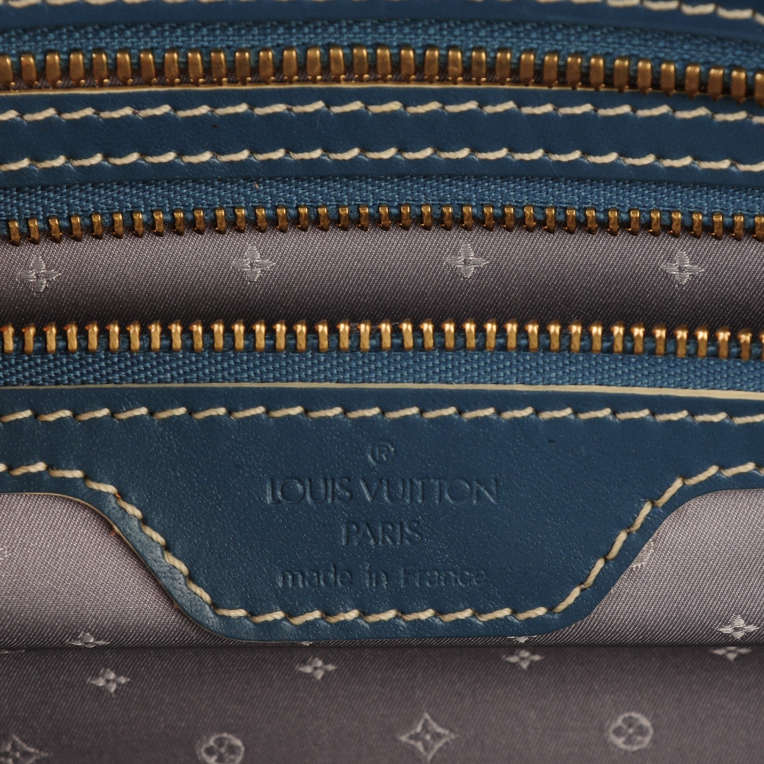 Louis Vuitton Suhali L Epanoui PM Blue 6 of 7