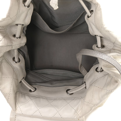 Chanel Lambskin Quilted Beijing Backpack Bag White 5 of 10