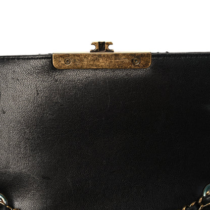 Chanel Sheepskin Quilted Mini Beauty Lock Flap Black 10 of 11