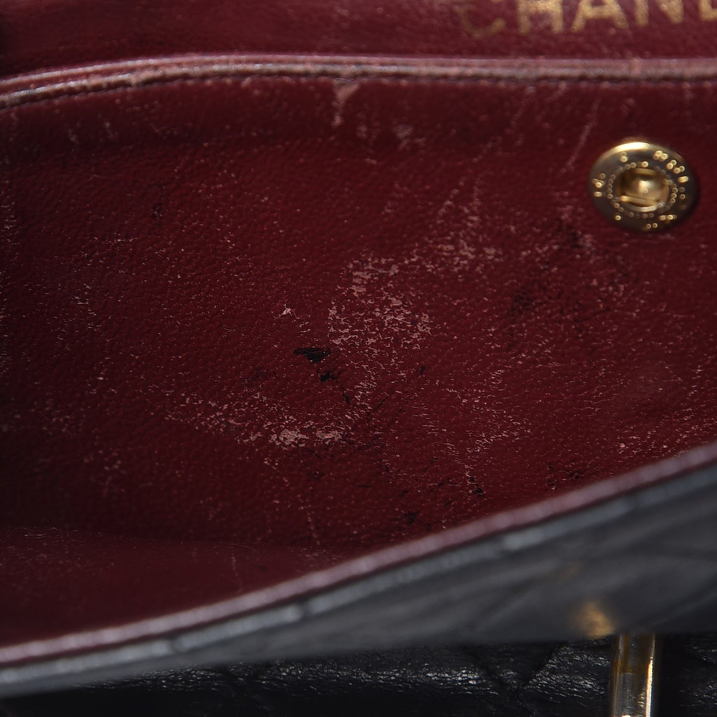 Lambskin Quilted Medium Single Flap Black