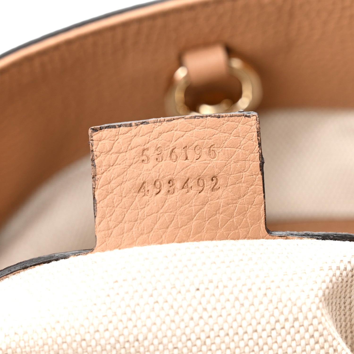 Gucci Pebbled Calfskin Medium Soho Chain Shoulder Bag Camelia 7 of 10