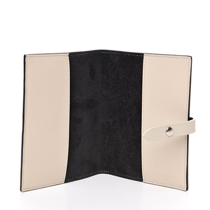 Celine Grained Calfskin Strap Passport Cover Black Chalk 5 of 9