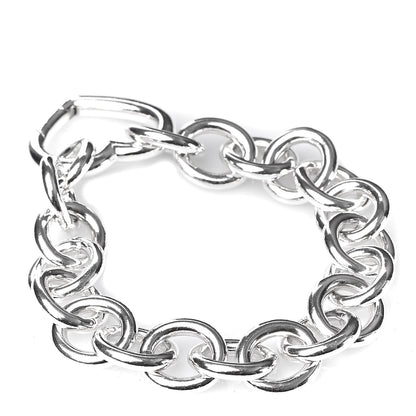 Tiffany Sterling Silver Open Heart Clasp Bracelet 3 of 5