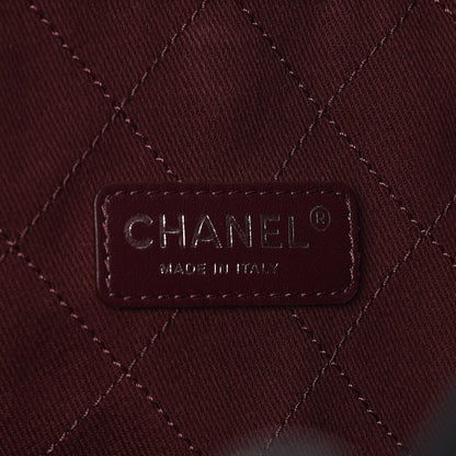 Chanel Canvas Calfskin Large Let's Demonstrate Tote White Black 8 of 13