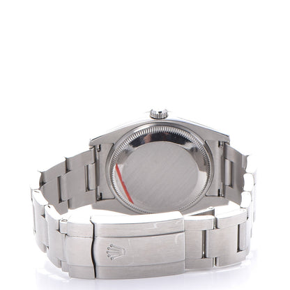 Rolex Stainless Steel 34mm Oyster Perpetual Air-King Watch Blue Index 114200 4 of 8