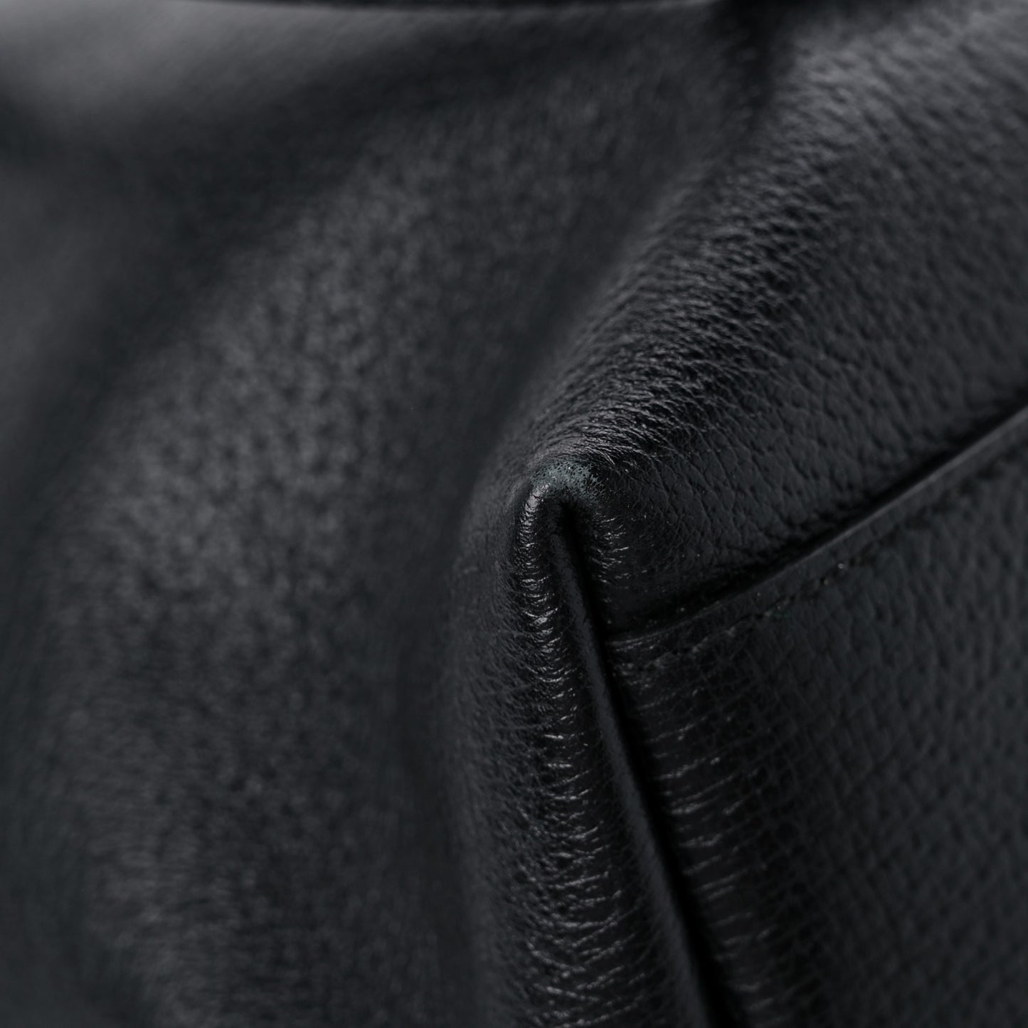 Textured Calfskin Web Medium Ophidia Shopping Tote Black