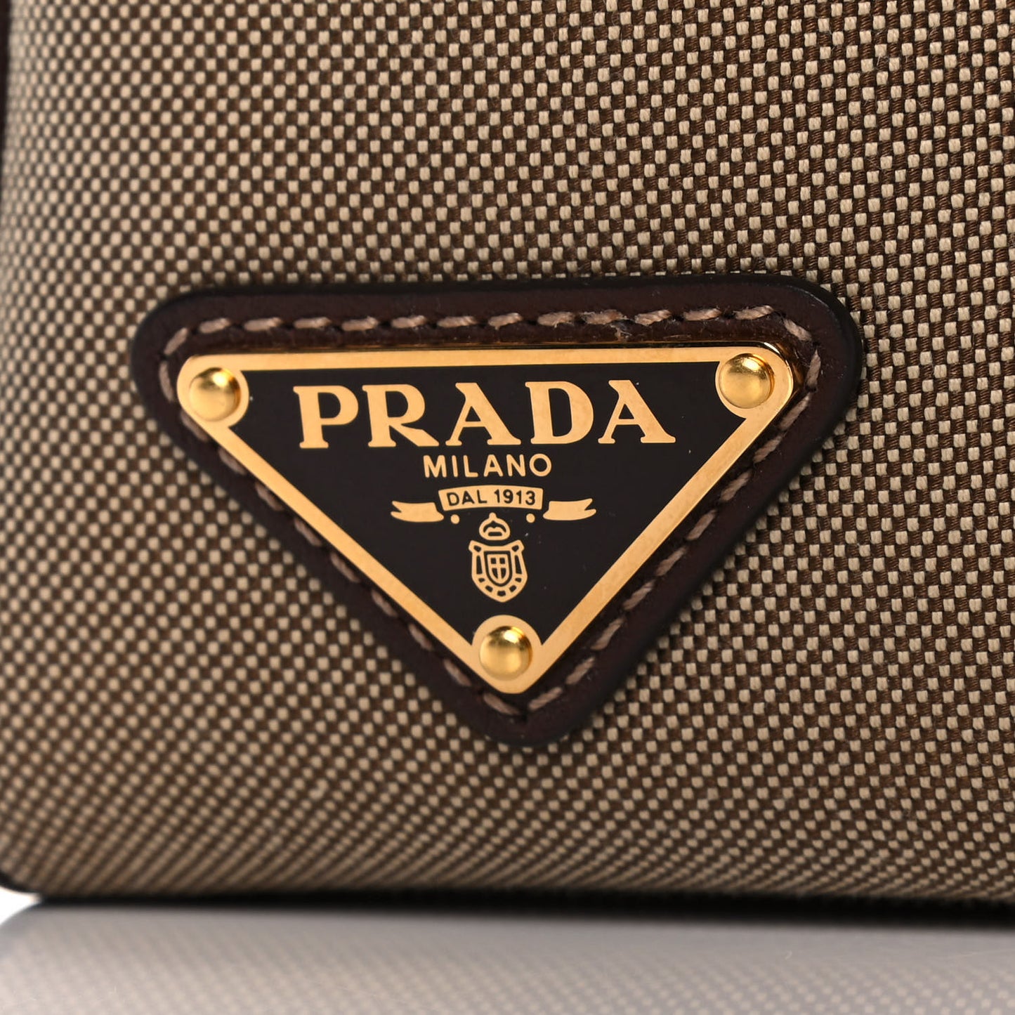 Jacquard Logo Camera Bag Corda Bruciato