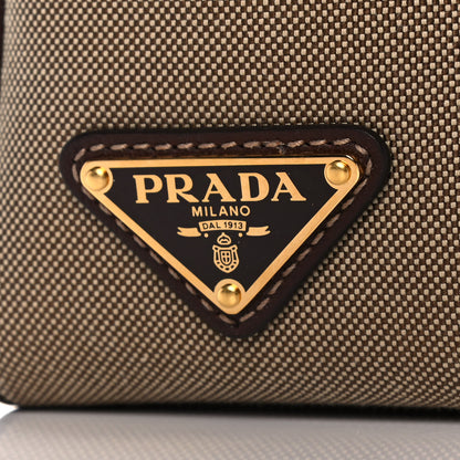 Prada Jacquard Logo Camera Bag Corda Bruciato 10 of 15