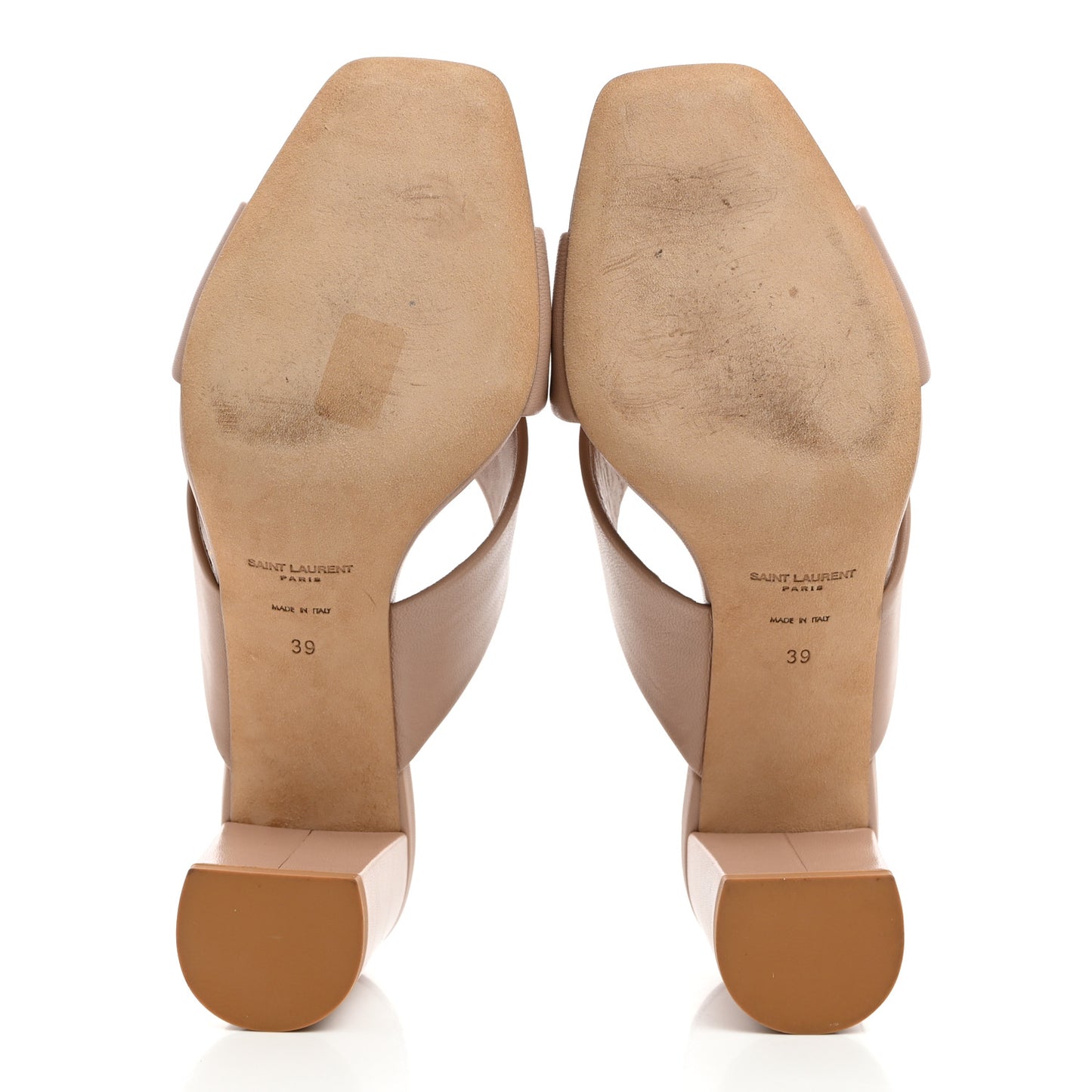 Calfskin LouLou 70 Mules 39 Nude