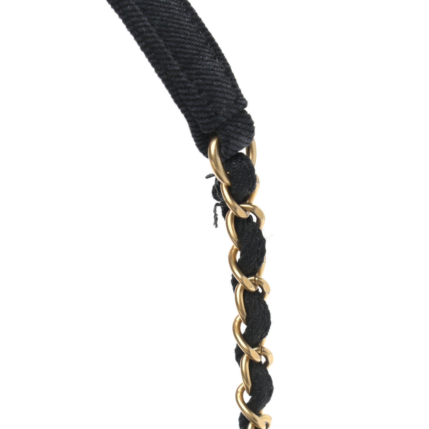 Chanel Denim Quilted Denim Mood Large Flap Black Multicolor 11 of 11