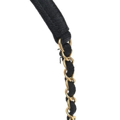 Chanel Denim Quilted Denim Mood Large Flap Black Multicolor 11 of 11