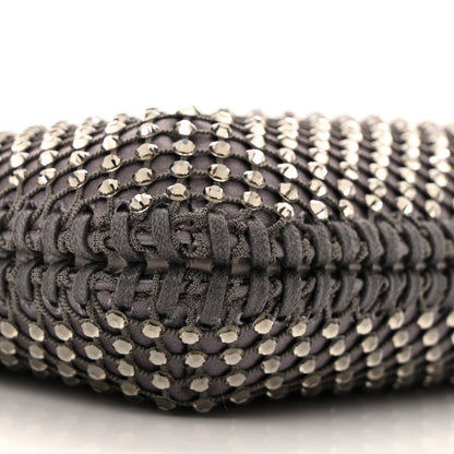 Stella McCartney Mesh Crystal Mini Falabella Crossbody Bag Fog 9 of 10