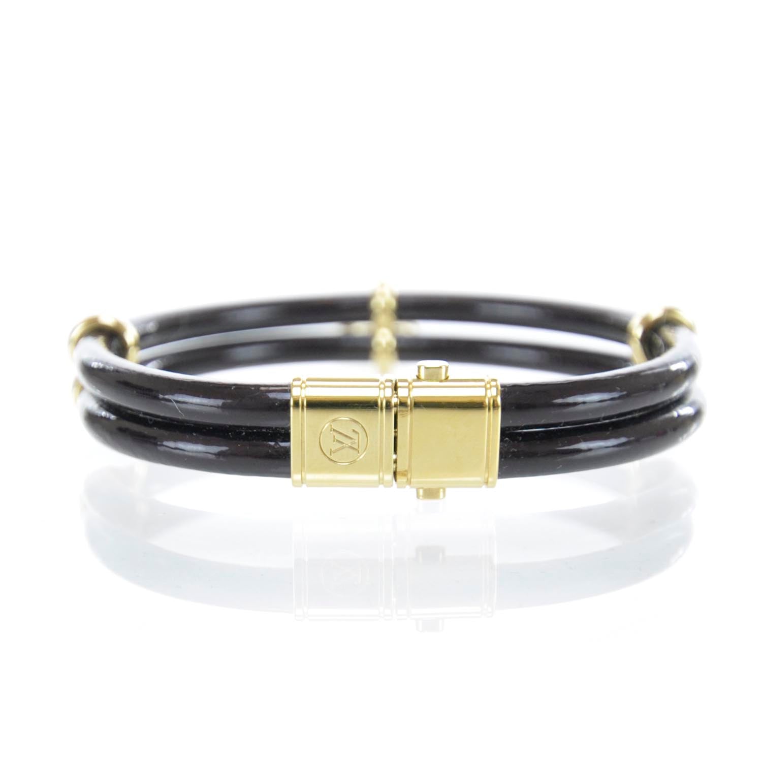 Louis Vuitton Vernis Keep it Twice Leather Bracelet 3 of 6
